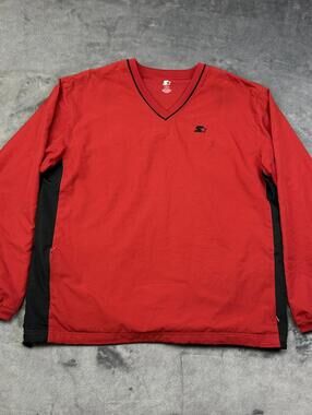 Men’s V-Neck Athletic Long Sleeve Pullover Shirt